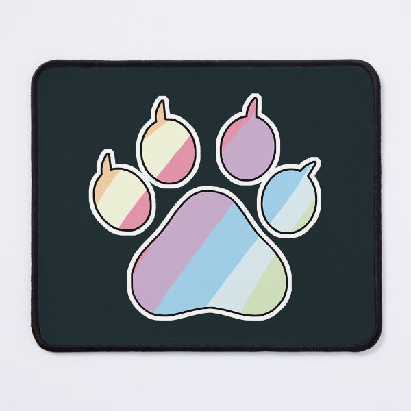 Item preview, rainbow paw designed and sold by TheErrant.
