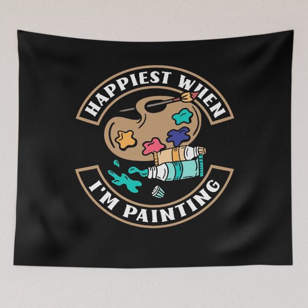 Item preview, Painter Painting Happiest When I'm Painting designed and sold by ShopTheStyle.