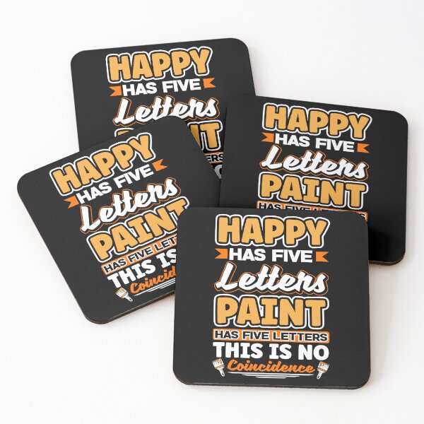 Item preview, Painter Painting Happy Has Five Letters Funny designed and sold by ShopTheStyle.
