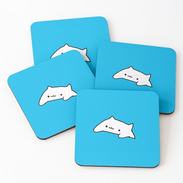 Item preview, Cute blue bongo cat designed and sold by sunii-berry.