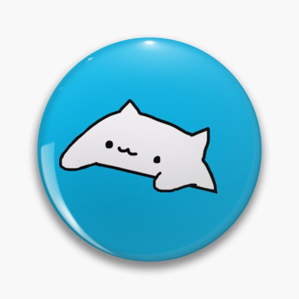 Item preview, Cute blue bongo cat designed and sold by sunii-berry.