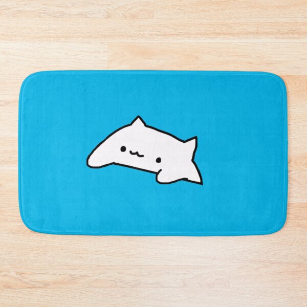 Item preview, Cute blue bongo cat designed and sold by sunii-berry.