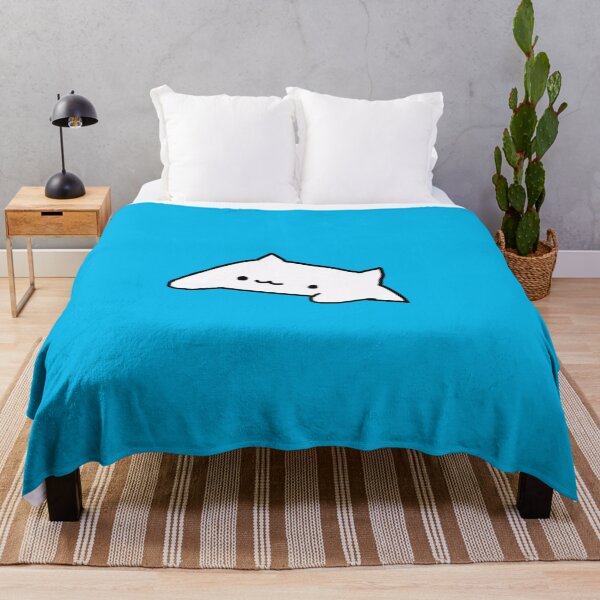Item preview, Cute blue bongo cat designed and sold by sunii-berry.