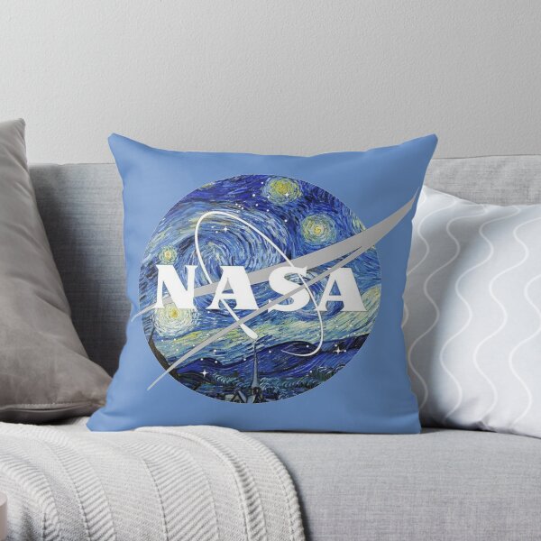 Starry NASA Throw Pillow