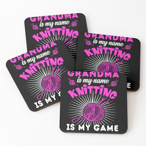 Item preview, Grandma Is My Name Knitting Is My Game - Funny Senior Hobby designed and sold by FILEX ⭐⭐⭐⭐⭐(826).