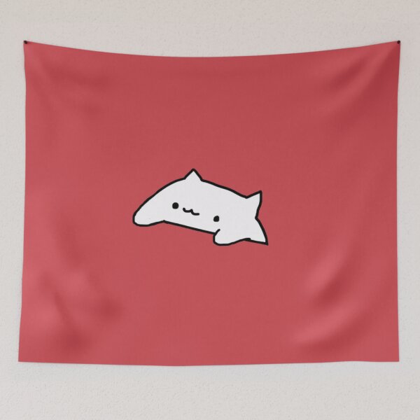 Item preview, Cute red bongo cat designed and sold by sunii-berry.