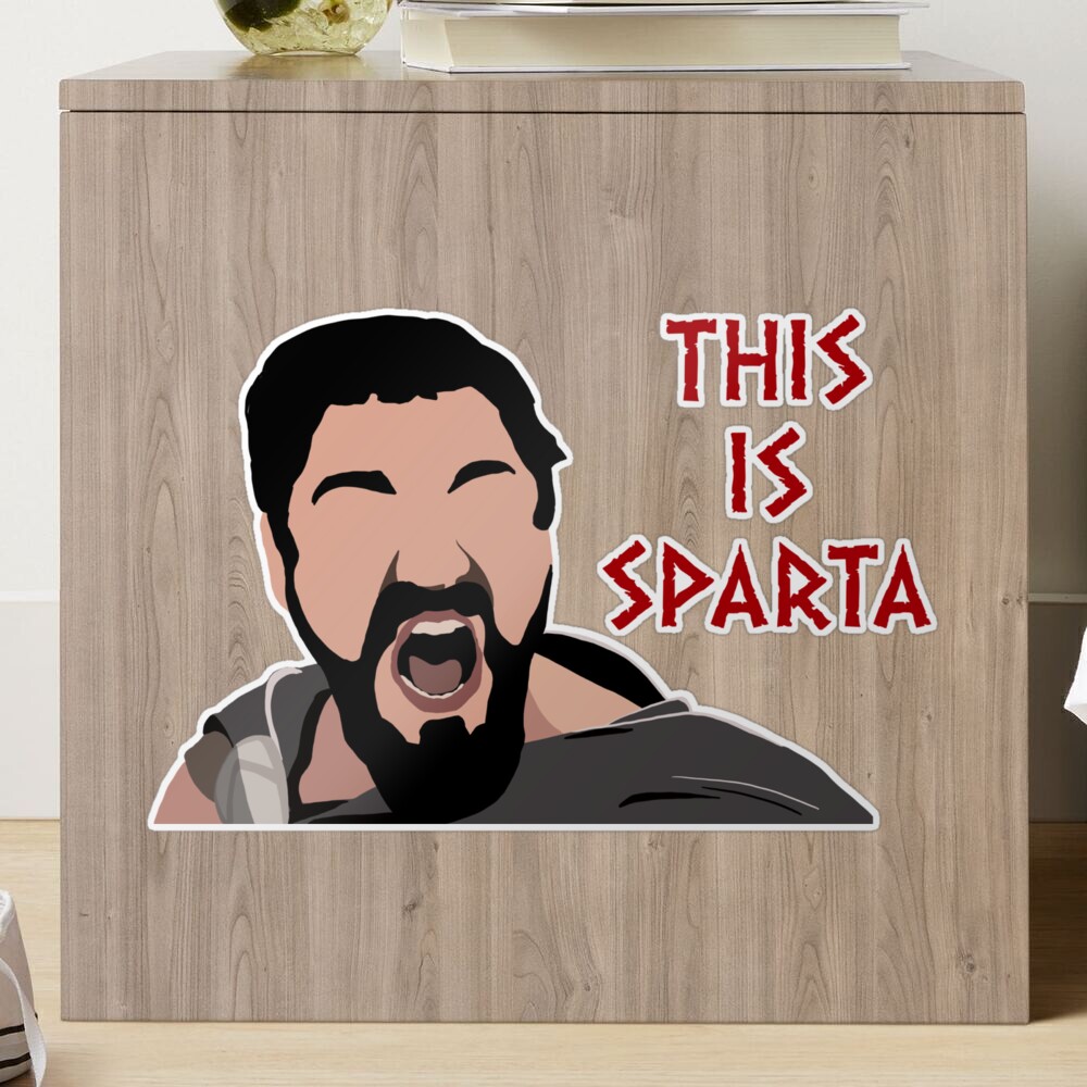 This Is Sparta - 300 Sticker for Sale by kargashah