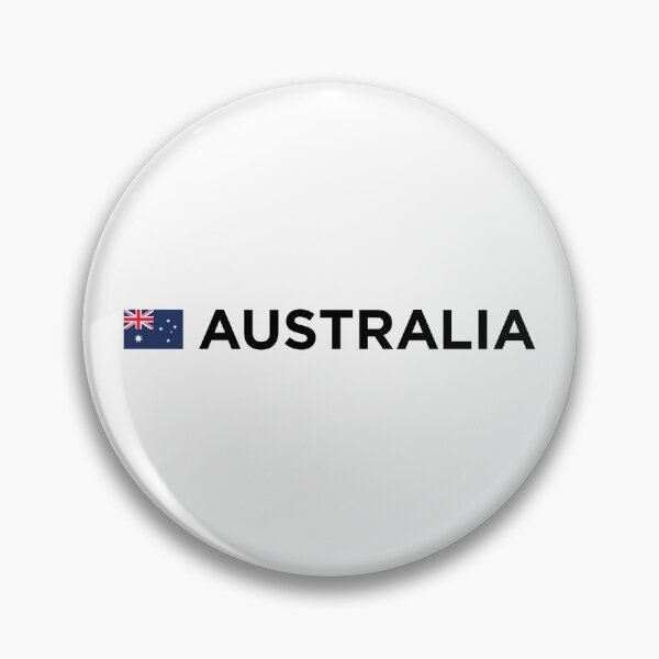 Item preview, Australia with Small Flag (Black Text) designed and sold by STUDIO-72.