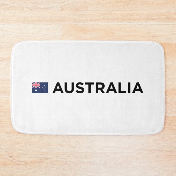 Item preview, Australia with Small Flag (Black Text) designed and sold by STUDIO-72.
