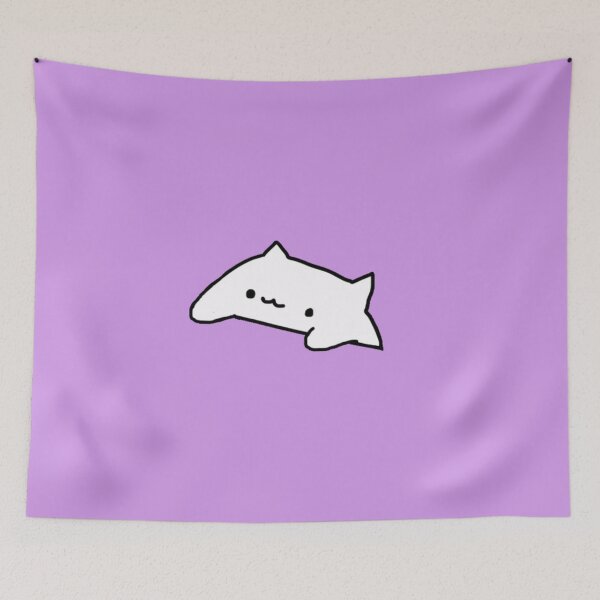 Item preview, Cute purple bongo cat designed and sold by sunii-berry.
