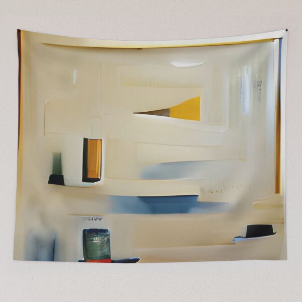 Item preview, colorful abstract modern minimal oil canvas original art  designed and sold by Surrealarts727.