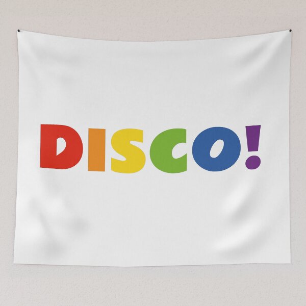 Item preview, DISCO - rainbow text designed and sold by Inspirationmotivation.