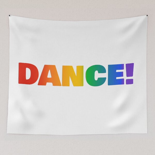 Item preview, DANCE - rainbow text  designed and sold by Inspirationmotivation.