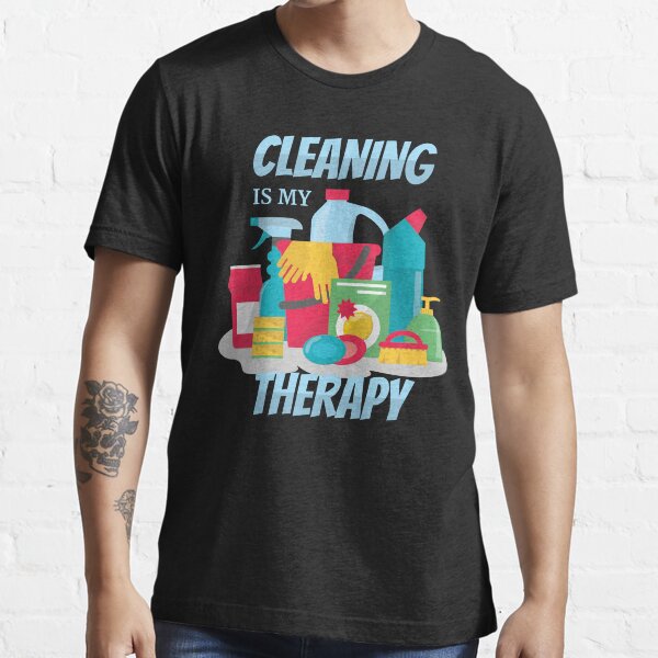 Item preview, Cleaning Therapy Cleaning Lady Cleaning designed and sold by MooonTees.