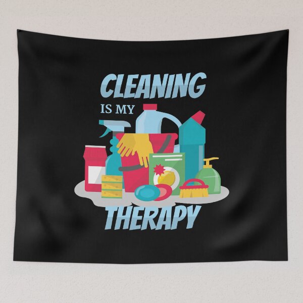 Item preview, Cleaning Therapy Cleaning Lady Cleaning designed and sold by MooonTees.