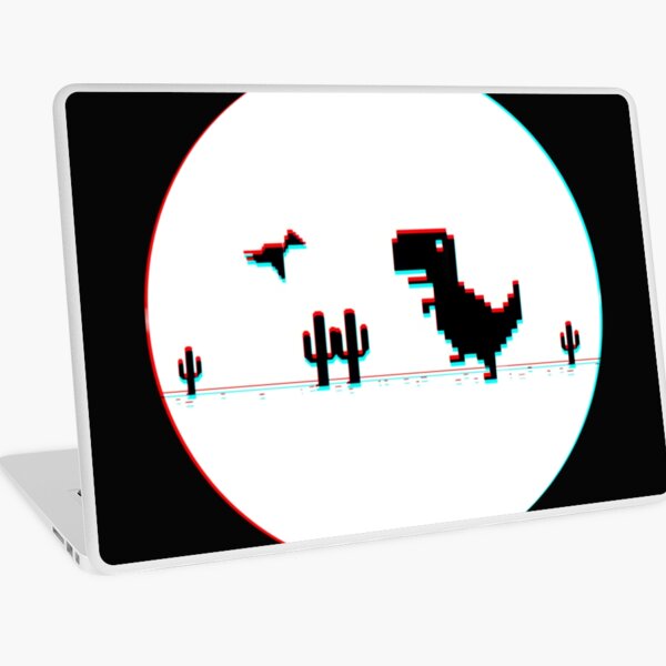 Chrome Dino, The Dinosaur Game, T-Rex Game, No Internet Laptop Skin by  Zen20