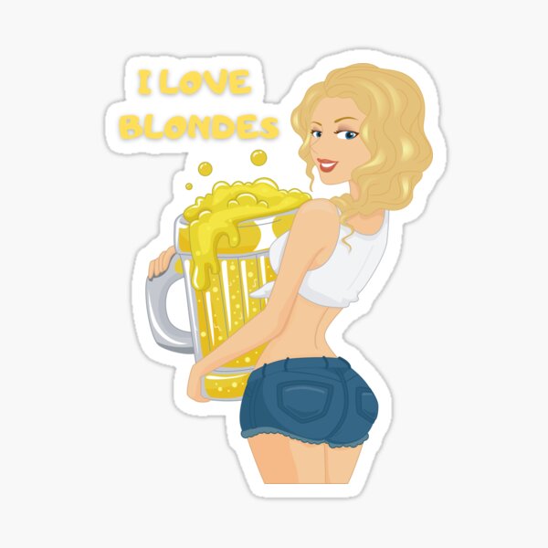 I Love Blondes Gifts and Merchandise for Sale Redbubble image