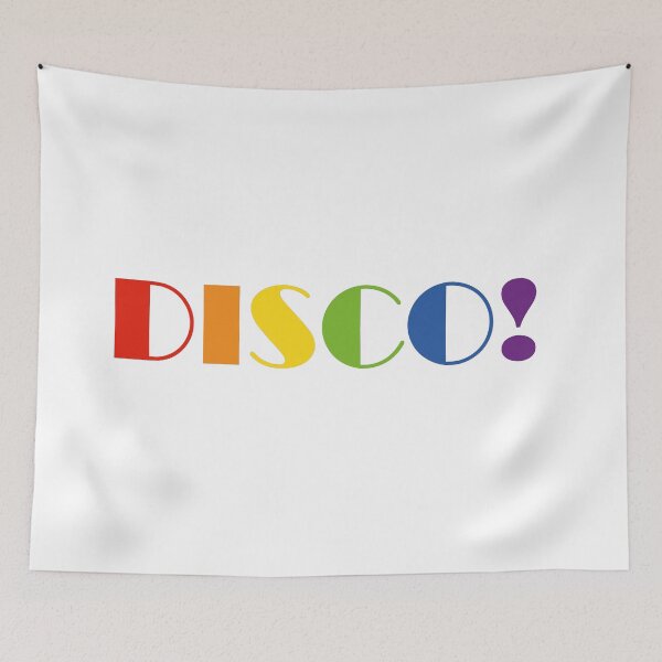 Item preview, DISCO - rainbow text designed and sold by Inspirationmotivation.