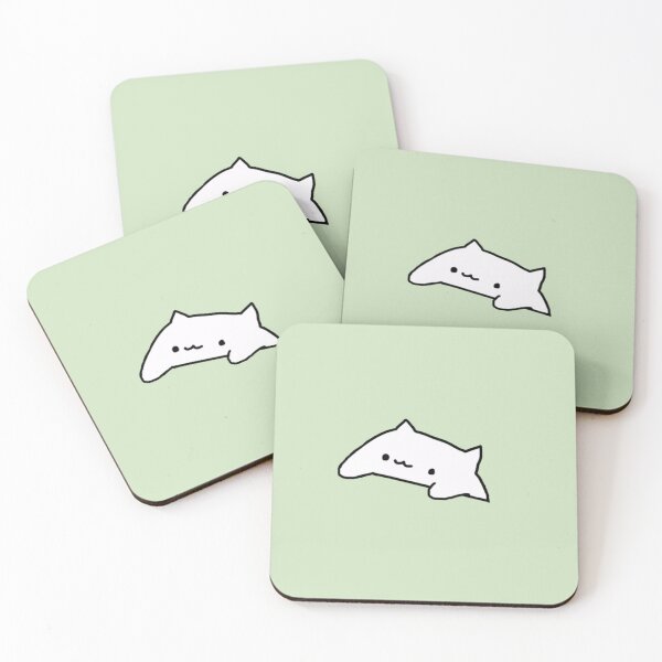 Item preview, Cute pastel green bongo cat designed and sold by sunii-berry.