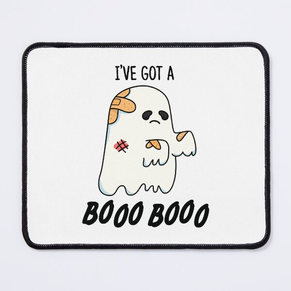 Item preview, I've Got A Boo Boo Funny Halloween Ghost Puns  designed and sold by punnybone.