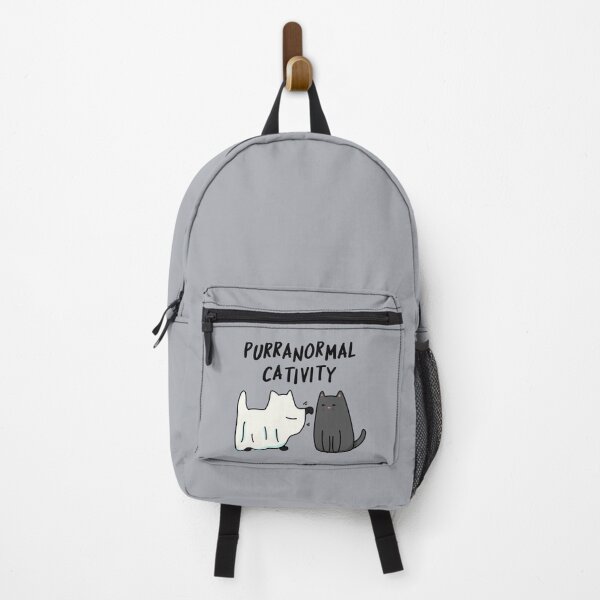 Item preview, Purranormal Cativity Funny Halloween Cat Puns designed and sold by punnybone.