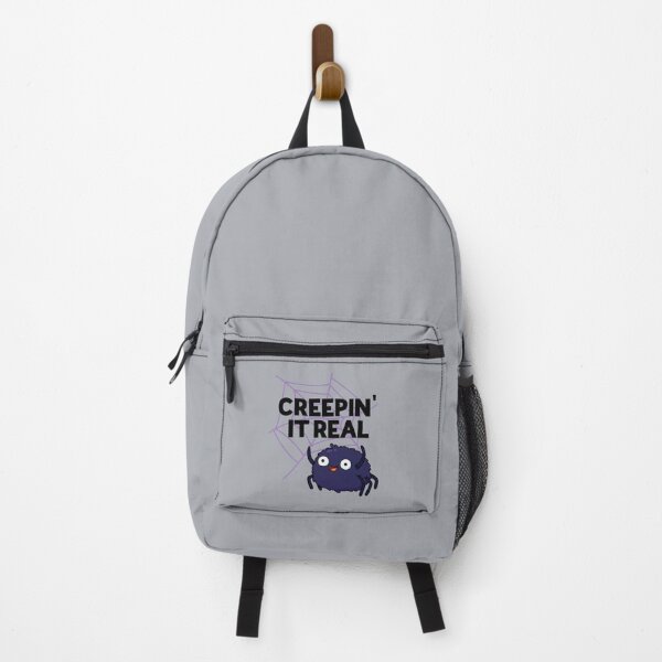 Item preview, Creeping It Real Funny Halloween Spider Puns designed and sold by punnybone.