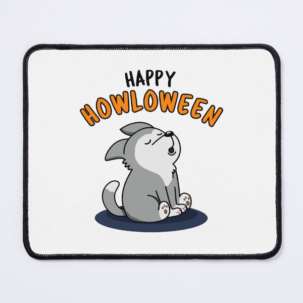 Item preview, Happy Howloween Funny Puppy Dog Puns  designed and sold by punnybone.