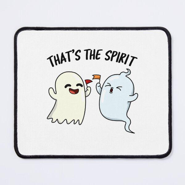 Item preview, That's The Spirit Funny Halloween Ghost Puns designed and sold by punnybone.