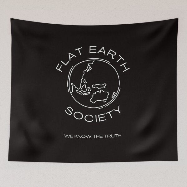 Item preview, Flat Earth Society - We Know The Truth - Funny Conspiracy Theory Novelty Item Gift designed and sold by soflanicole.