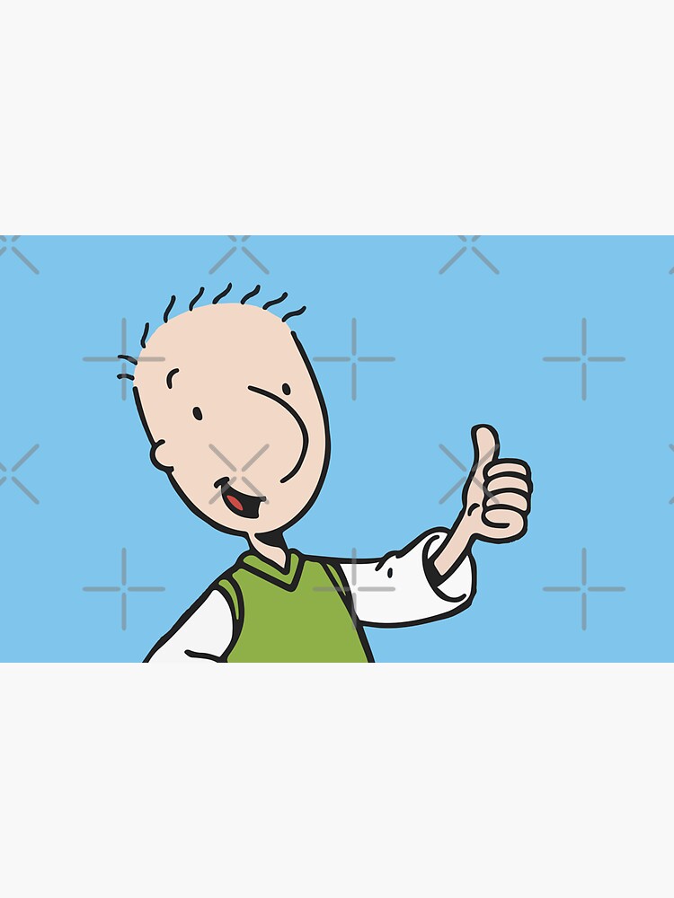"Doug Funnie" Sticker for Sale by ProjecTees Redbubble