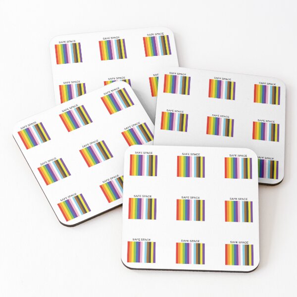 Item preview, Inclusive Pride Flag Safe Space Sticker Pack - Set of 9 , pride packs designed and sold by Inspirationmotivation.