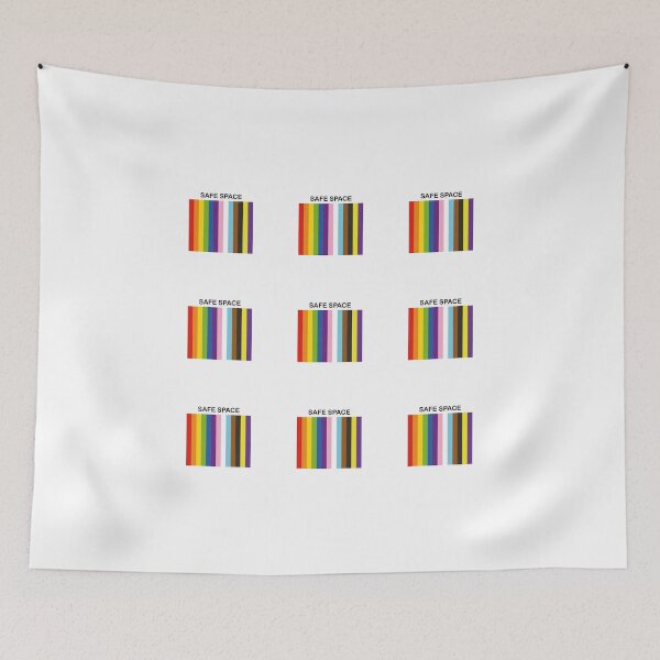 Item preview, Inclusive Pride Flag Safe Space Sticker Pack - Set of 9 , pride packs designed and sold by Inspirationmotivation.
