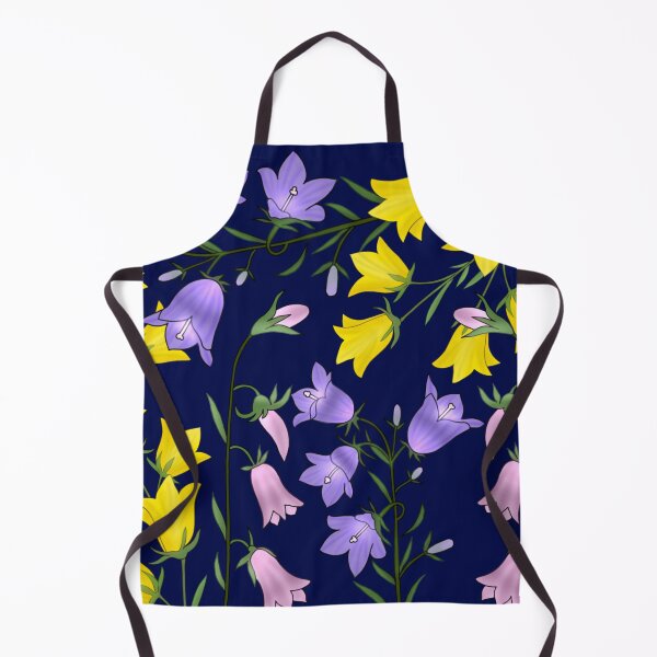 Item preview, Multicolor bell flower art designed and sold by Floralfusion.