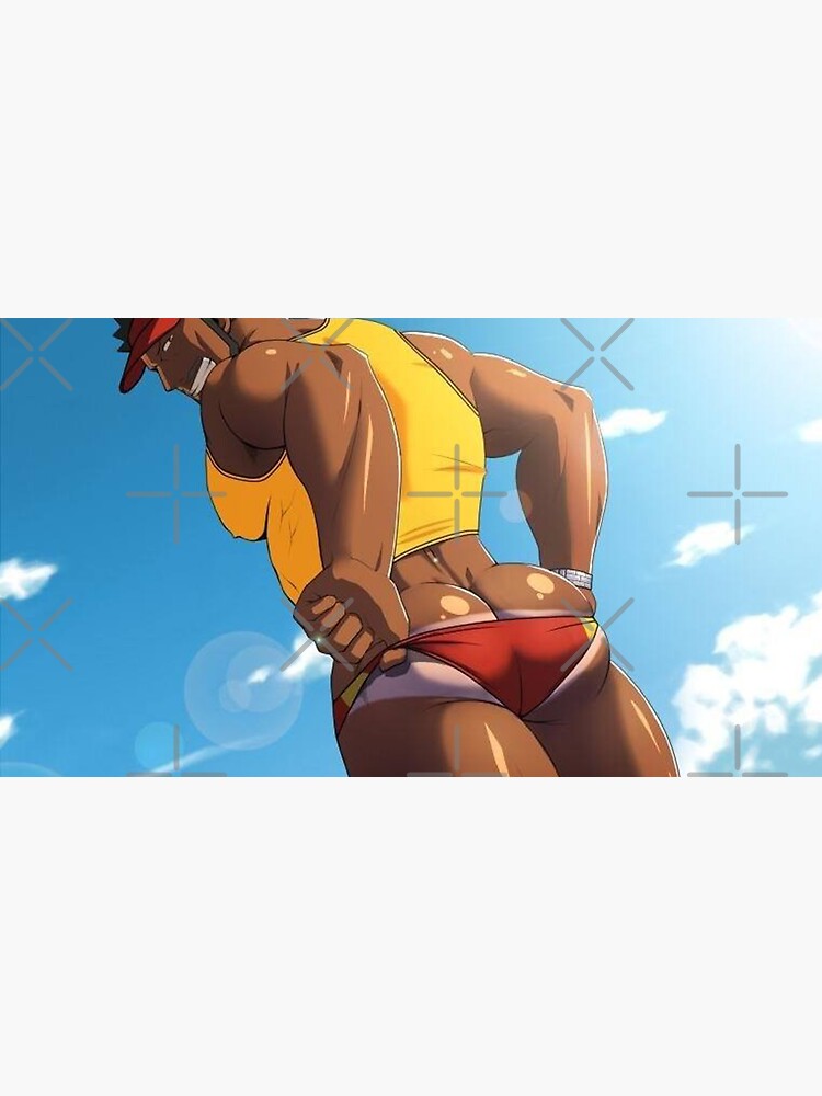 Sexy Bara Lifeguard With Big Sexy Ass Bara Ass Bara Booty Thick Thighs Lewd Bara Sexy Bara