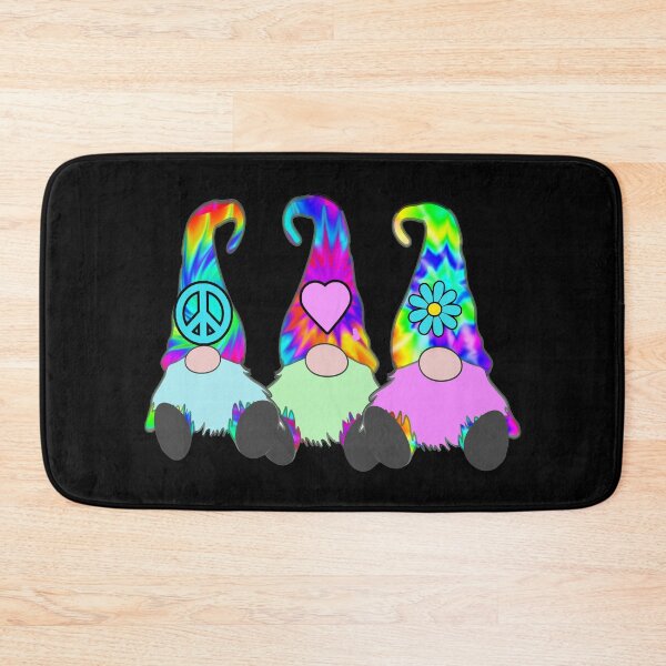 Item preview, 3 Hippie Gnomes Tie Dye Hat Retro Peace Groovy designed and sold by funnytshirtemp.