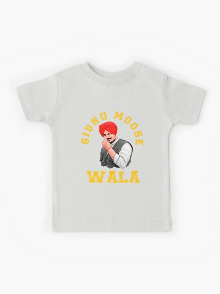 Buy Sidhu Moose Wala T-shirt for Men, Sidhu Moose Wala Women V Neck Shirt, Sidhu  Moose Wala Shirt for Kids, Unisex Sidhu Moose Wala Shirt 0786 Online in  India 