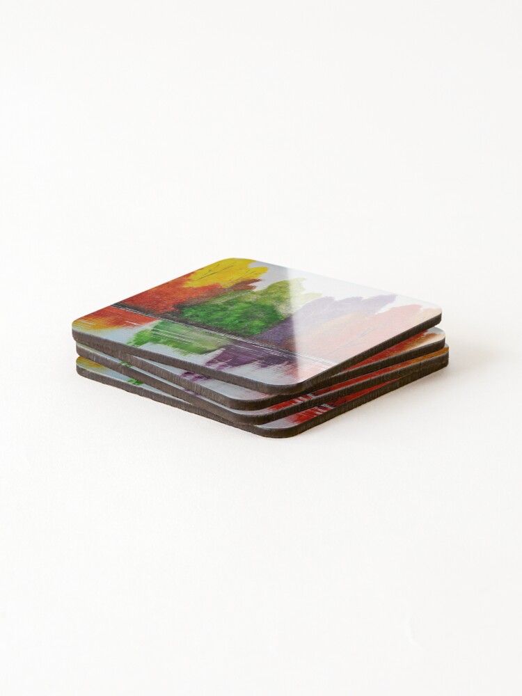 Thumbnail 4 of 5, Coasters (Set of 4), Fall Connection designed and sold by robmart.