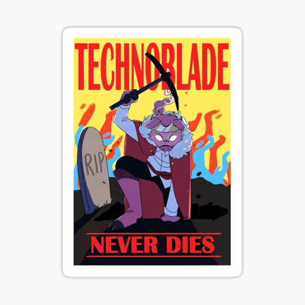 Technoblades Never Dies Video Game Gaming' Sticker