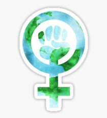 Earth + Feminism Sticker