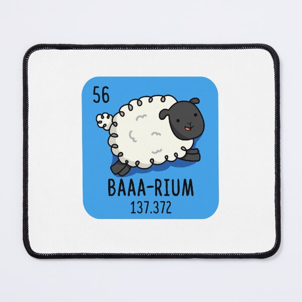 Item preview, Baaa-rium Chemistry Animal Pun designed and sold by punnybone.