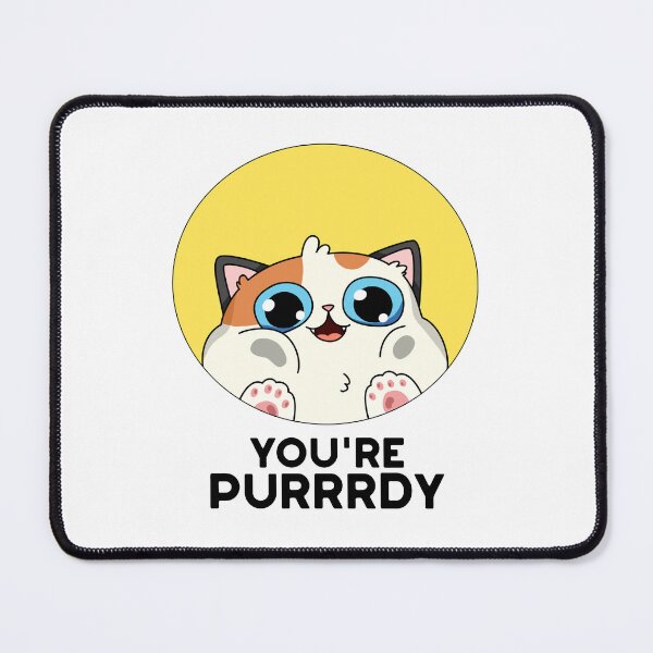 Item preview, You're Purrrdy Funny Cat Puns designed and sold by punnybone.
