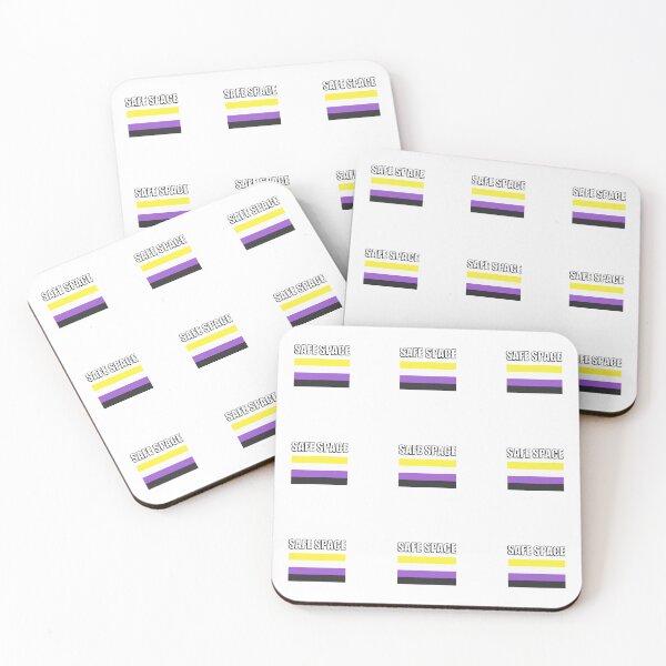 Item preview, Non Binary Safe Space sticker pack set of 9 NB pride flags - pride packs designed and sold by Inspirationmotivation.