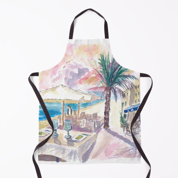 Item preview, Mediterranean Seaview during Romantic Afternoon at Bar La Mer designed and sold by artshop77.