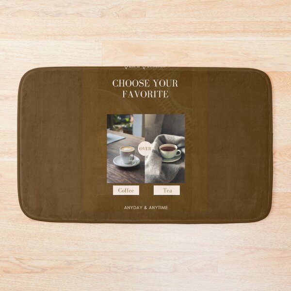 Item preview, Coffee over tea anyday anytime question designed and sold by TheDazedDreamer.