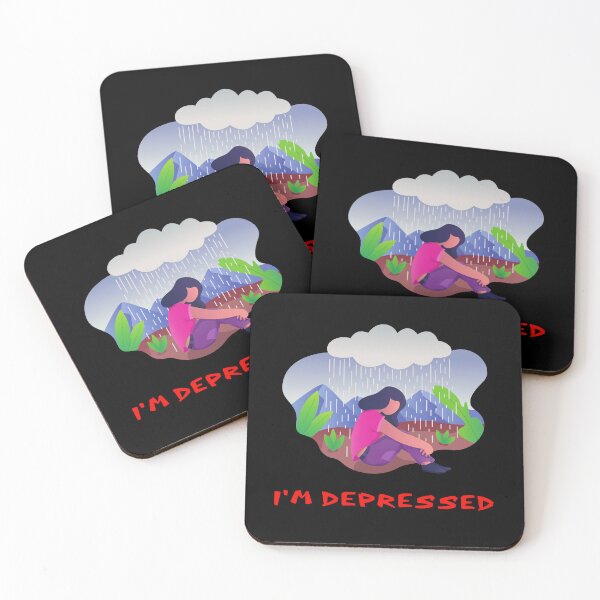 Item preview, I'm depressed designed and sold by The Love Quill.