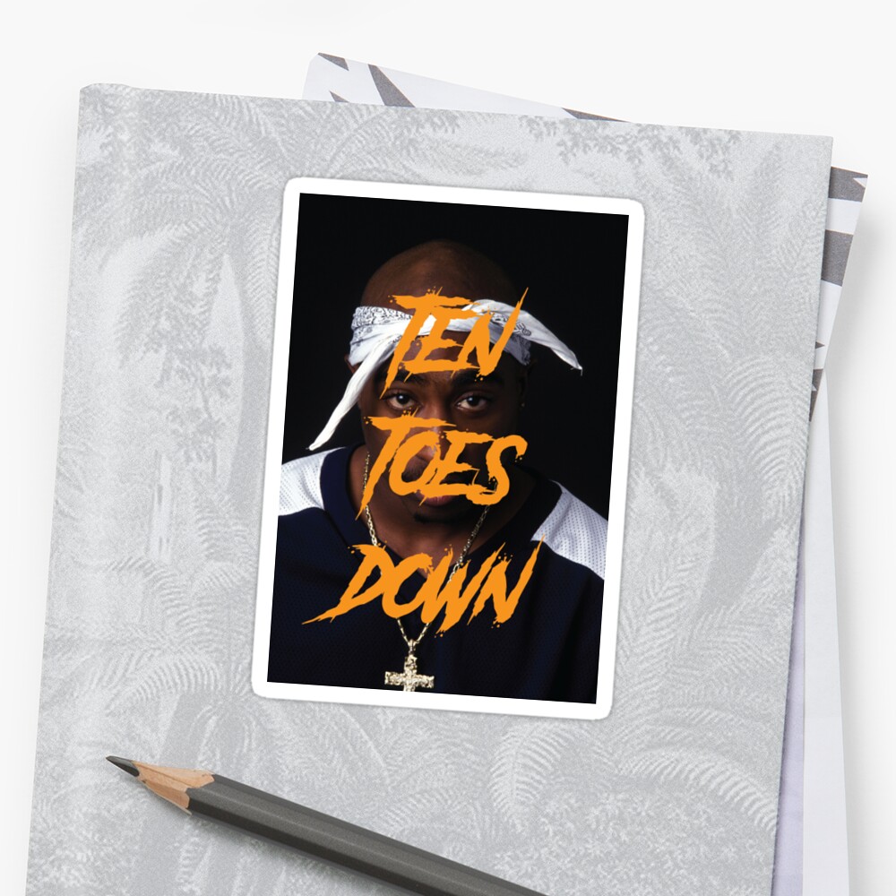 ten-toes-down-sticker-by-jmacintosch-redbubble