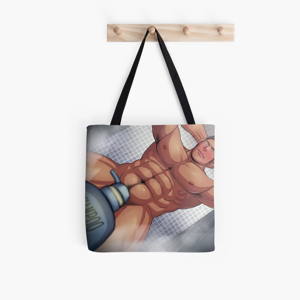 Bara Tiddies And Abs Sexy Six Pack Bara Muscular Beefcake Hunk Bara Tote Bag For Sale By