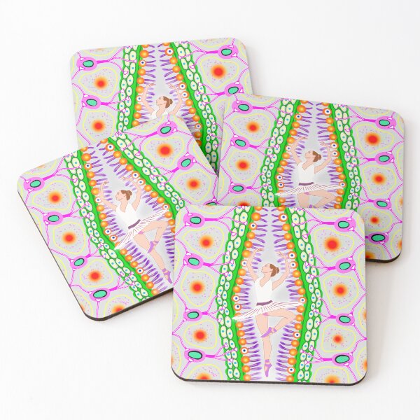 Item preview, Dancing in the cellular matrix, bright version designed and sold by Osher-BioArt.