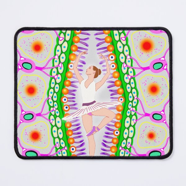 Item preview, Dancing in the cellular matrix, bright version designed and sold by Osher-BioArt.