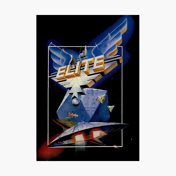 Elite Retro Game Design Photographic Print